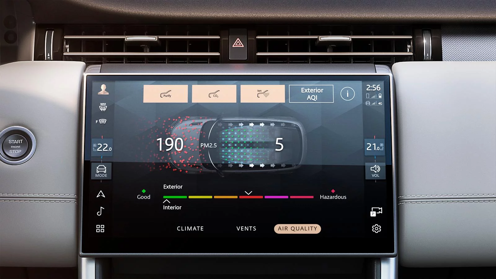 Discovery Sport infotainment-tilstand  
